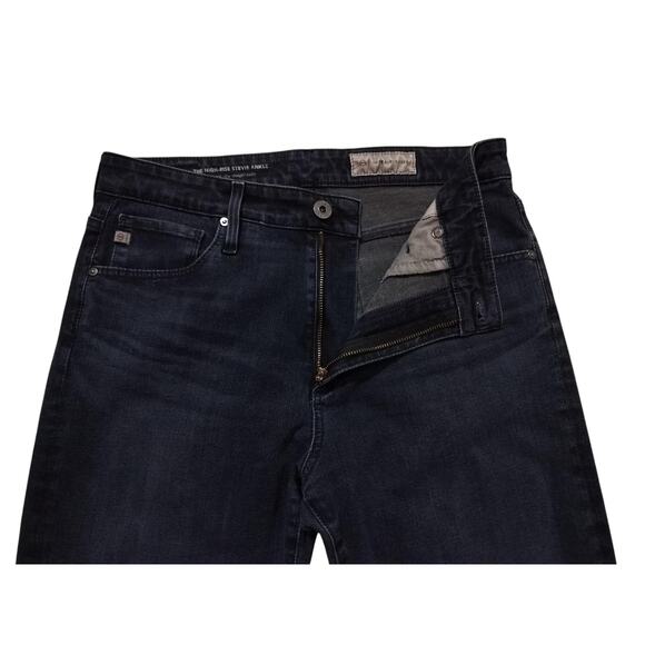AG Antropologie Tthe Stevie High Rise Slim Straight Ankle Blue Jeans Size 29 - Picture 5 of 12